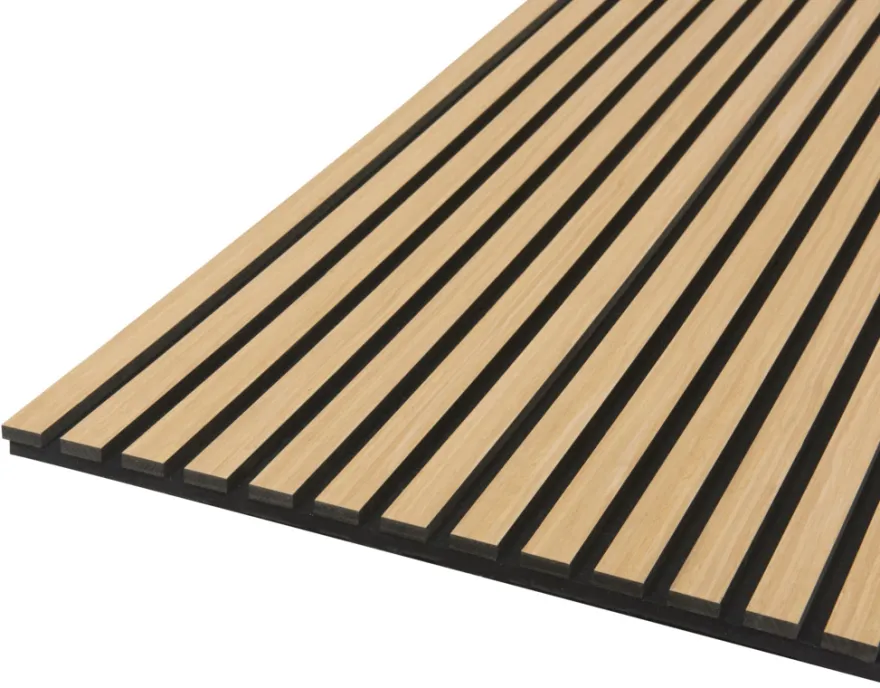 Akustikkpanel Quanti Light Oak 18 x 520 x 2440 mm