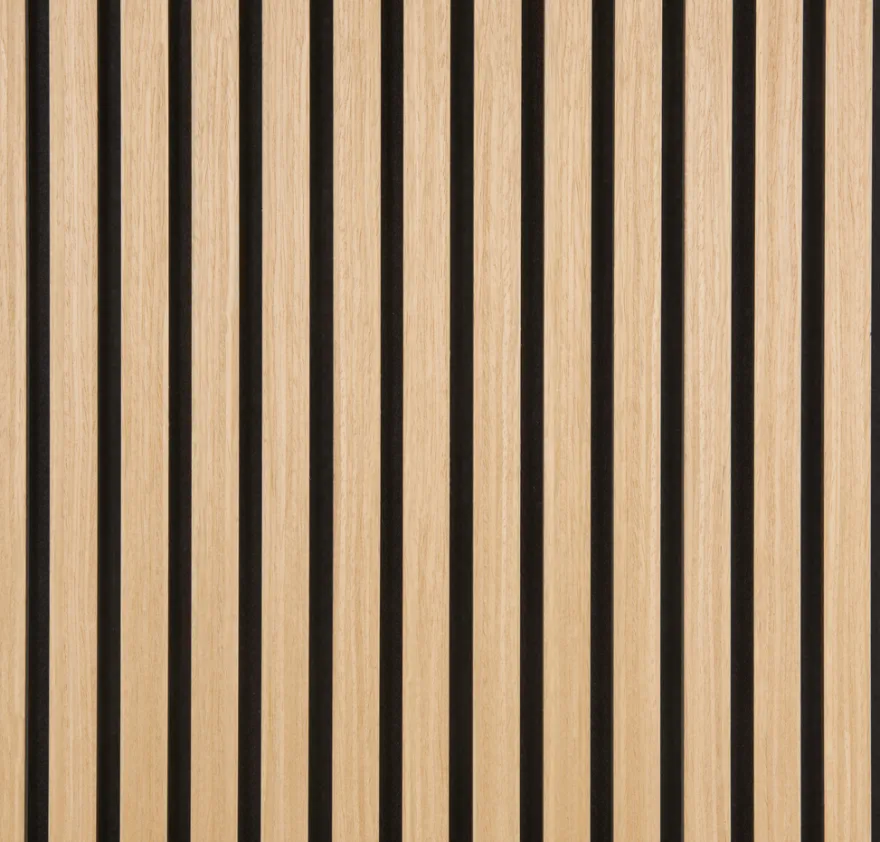 Akustikkpanel Quanti Light Oak 18 x 520 x 2440 mm