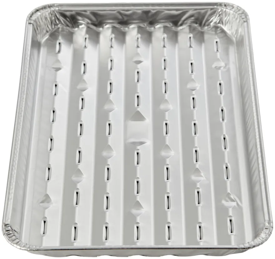 Aluminiumsform med hull 34,2 x 22,8 cm 5 stk. - Grillexpert