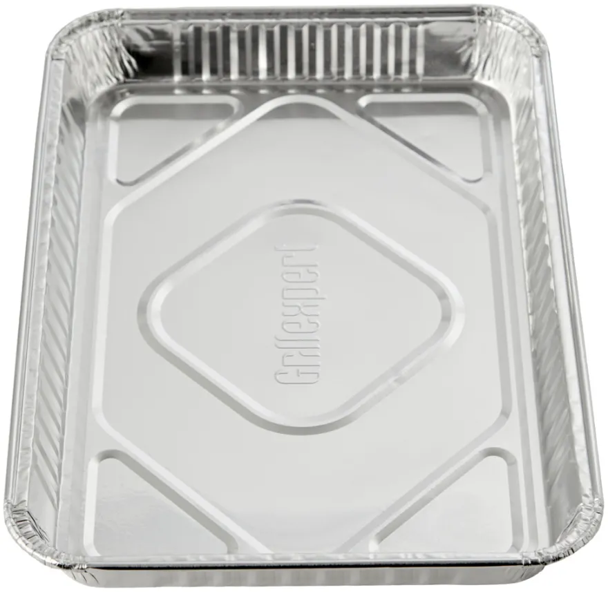 Aluminiumsform 32,5 x 22,5 x 3,2 cm 5 stk. - Grillexpert