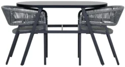 Balkongsett Chicago svart - Sunlife®