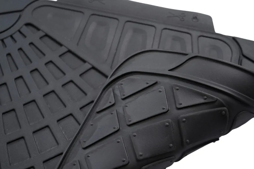 Bilmatte sett med 4 stk. gummi - Autozone
