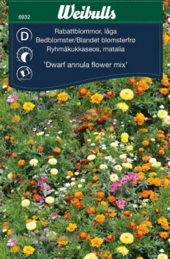 Blomsterfrø mix blandet