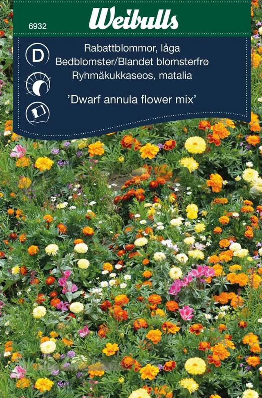 Blomsterfrø mix blandet