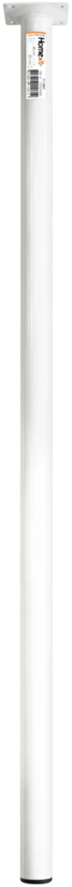 Bordben Ø30 mm x 80 cm hvit