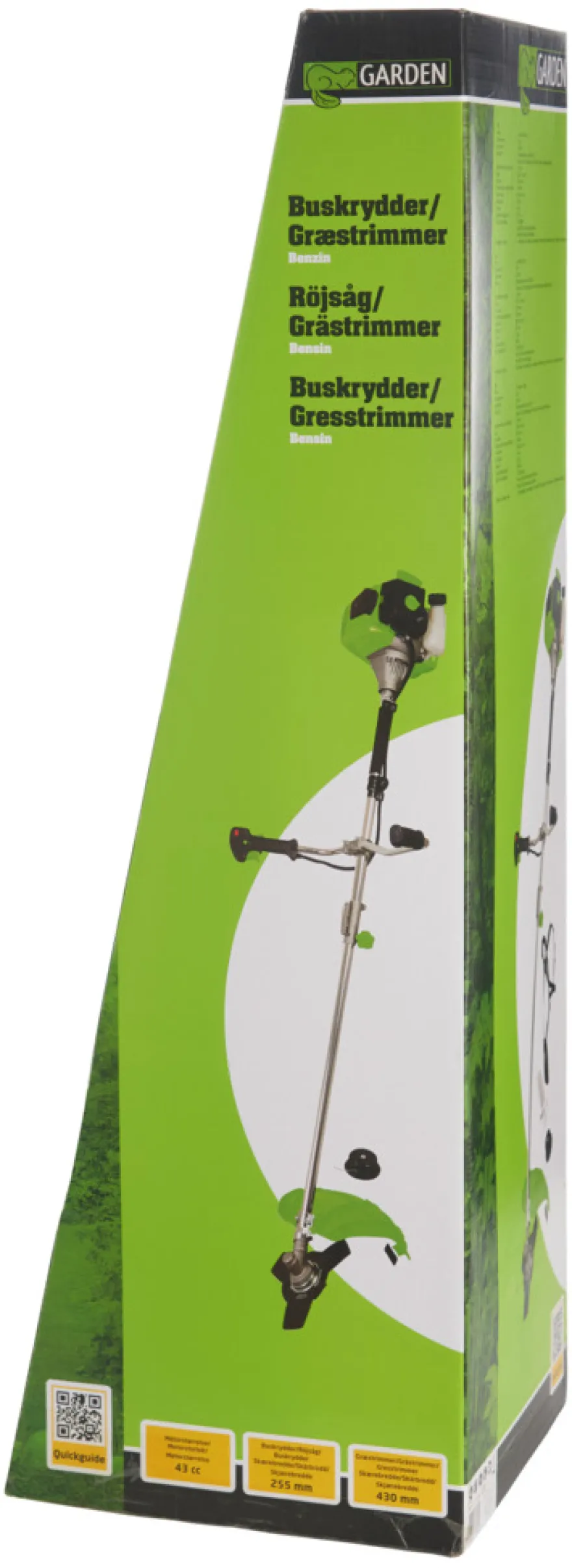 Buskrydder/gresstrimmer 43CC bensin - Garden®