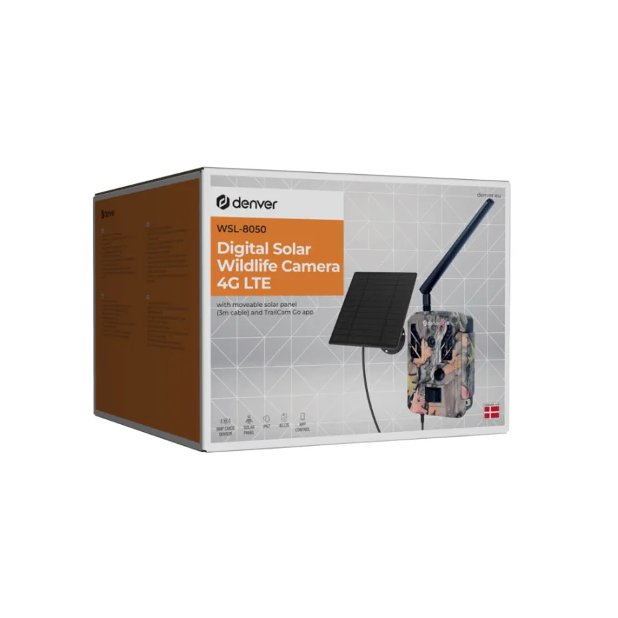 Denver WSL-8050 viltkamera m/solpanel