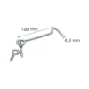 Dørkrok 120 mm elforsinket 2 stk.