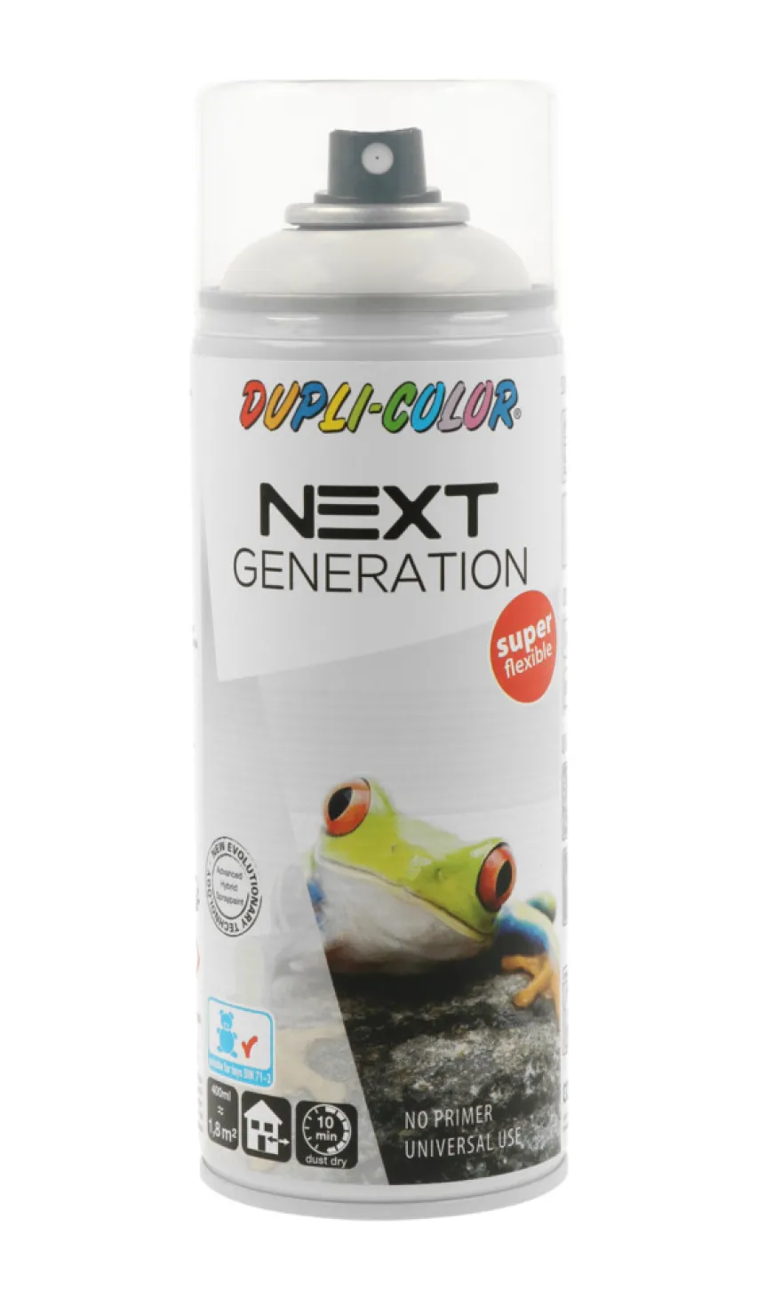 Dupli-Color Next Generation spraymaling hvit blank