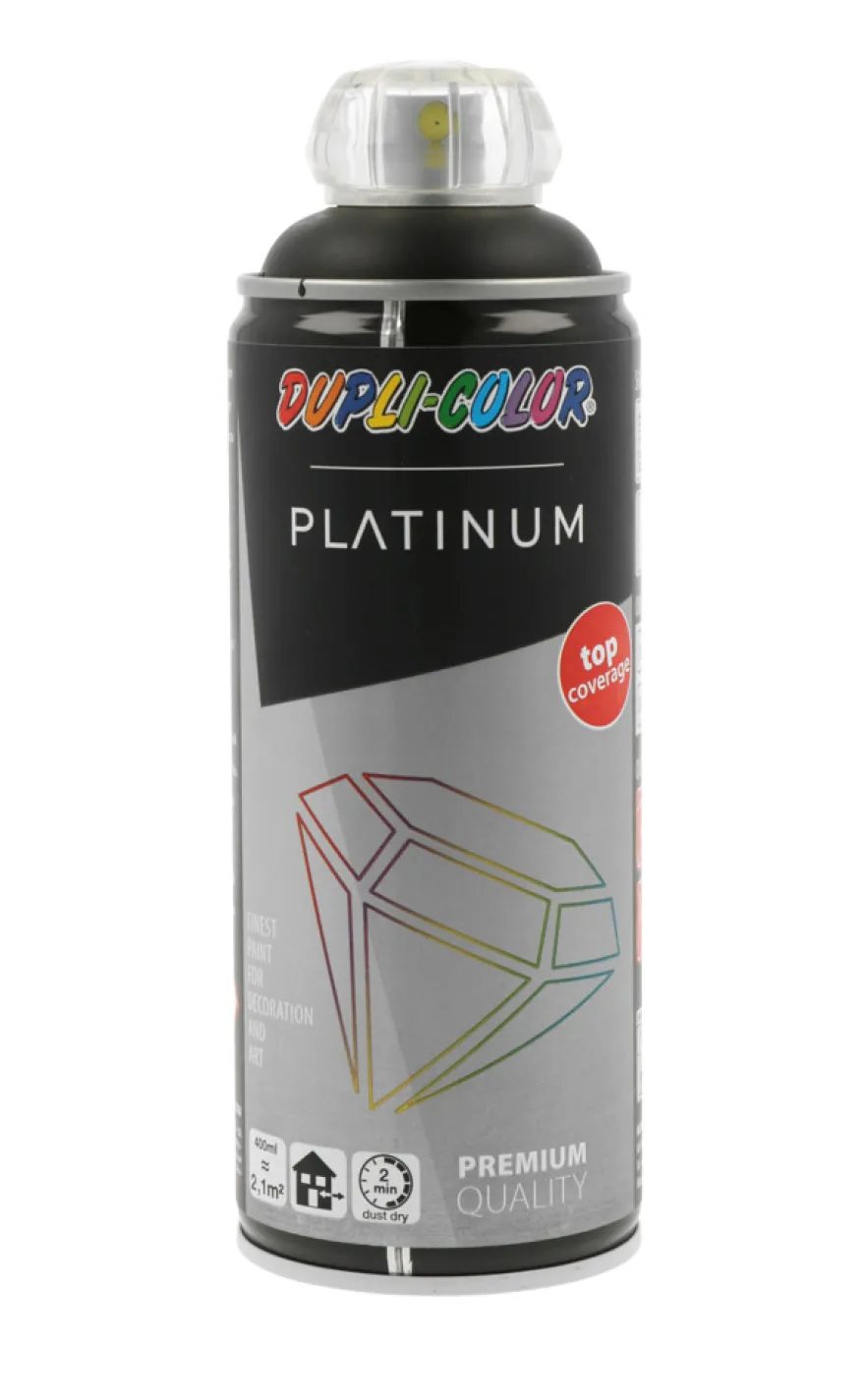 Dupli-Color Platinum spraymaling svart matt