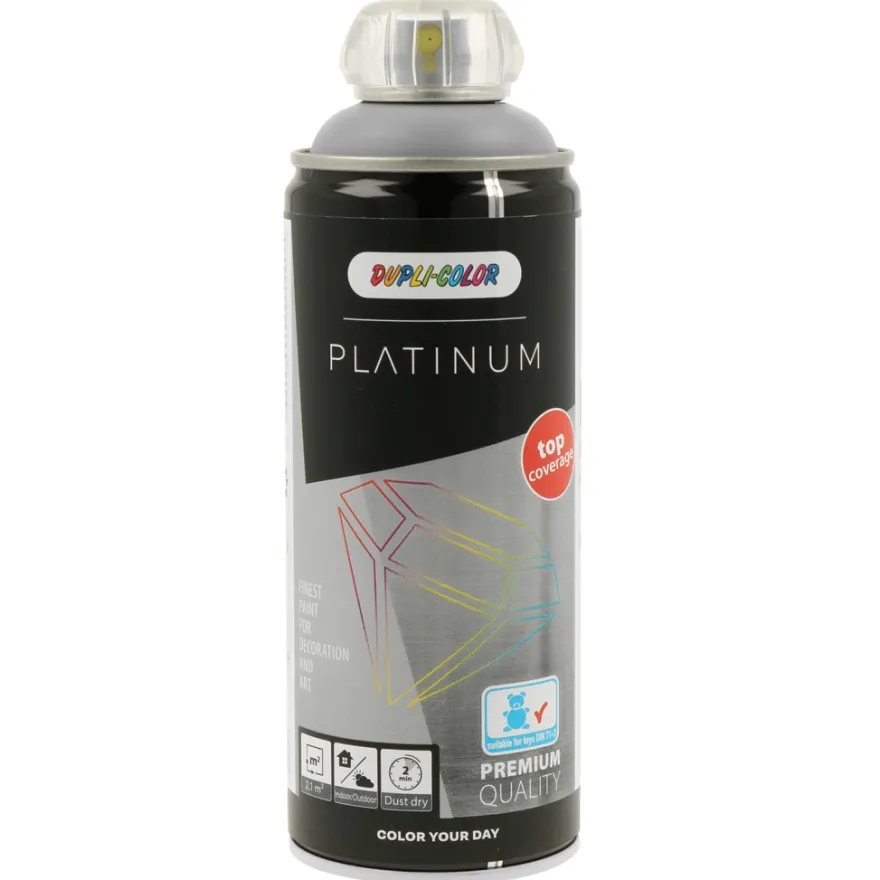 Dupli-Color Platinum spraymaling sølvgrå