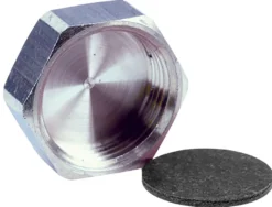 Endemuffe 3/8" krom