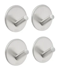 Enkel krok Ø30 mm 4 pk. - børstet stål