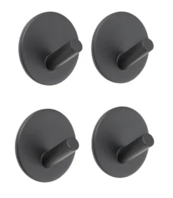 Enkel krok Ø30 mm 4-pk. - matt svart