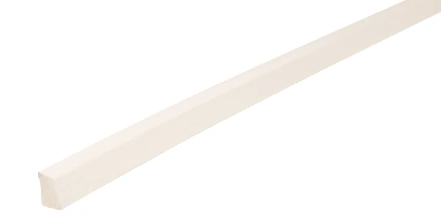 Feielist plast lys grå – 10 x 16 x 3000 mm