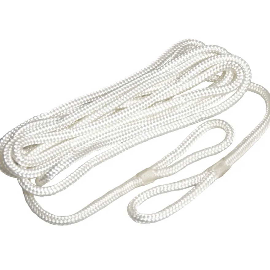 Fenderline flettet 2-pk hvit 6 mm x 1,5 meter - Robline®