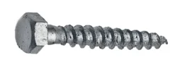 Fransk treskrue 12 x 160 mm - 2 stk.