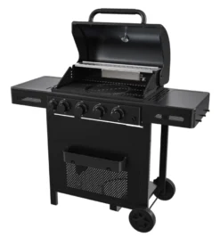 Gassgrill med 4 brennere og bakbrenner – Grillexpert