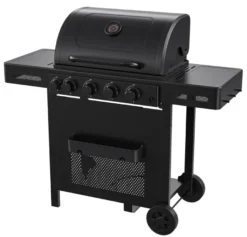 Gassgrill med 4 brennere og bakbrenner – Grillexpert