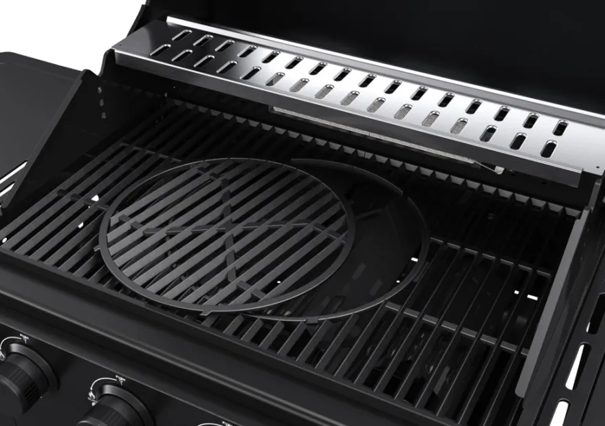 Gassgrill med 4 brennere og bakbrenner – Grillexpert