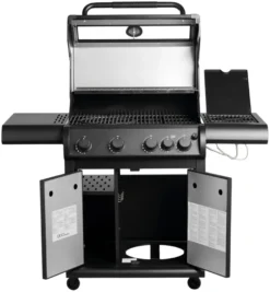 Gassgrill med 4 brennere og sidebrennere – Grillexpert