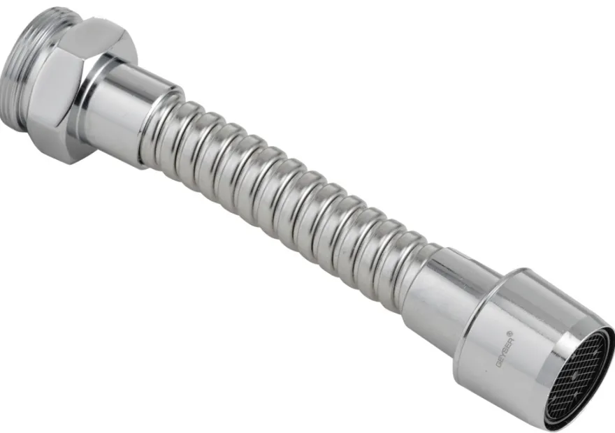 GEYSER® dusjhode med slange og vannbesparer 9 l/min