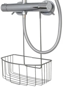 GEYSER® dusjkurv matt grå m/bøyleoppheng