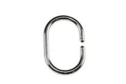 GEYSER® forhengsringer krom 12 stk.