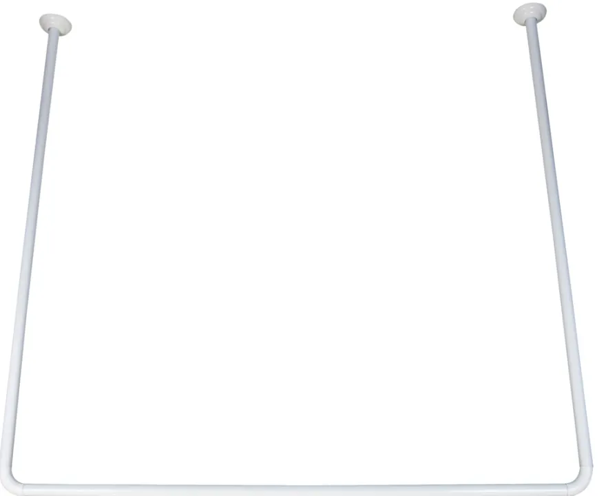 GEYSER® forhengsstang U-form 90 x 90 x 90 cm hvit