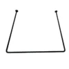 GEYSER® gardinstang U-form 90 x 90 x 90 cm svart
