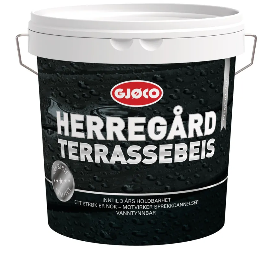 Gjøco terrassebeis vanntynnet gylden 2,7 liter