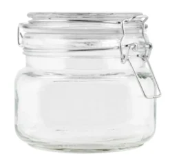 Glasskrukke med patentlokk 0,5 liter