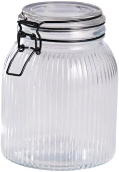 Glasskrukke riflet 1,4 liter - DAY