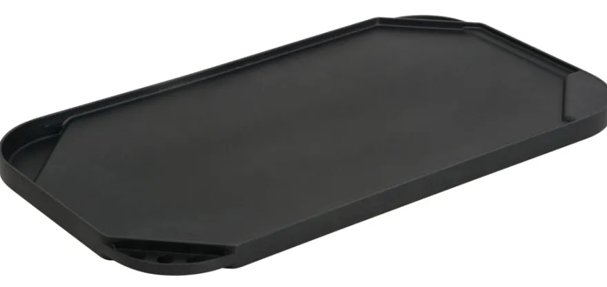 Grillplate helstøpt 49,5 x 27,3 cm - Grillekspert Premium