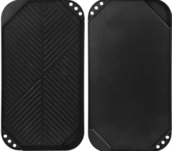 Grillplate helstøpt 49,5 x 27,3 cm - Grillekspert Premium