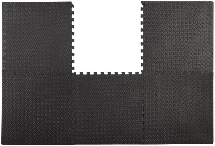 Gulvmatte 61 x 61 cm - 6 stk.
