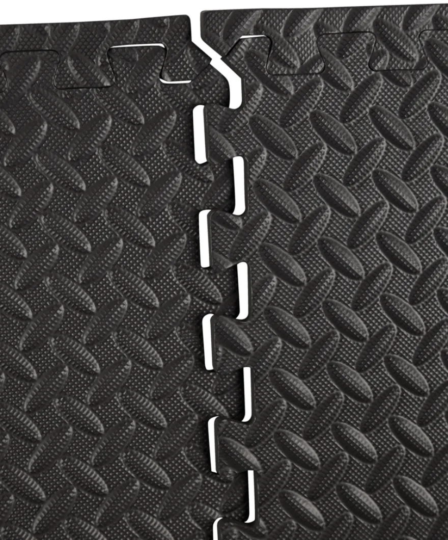 Gulvmatte 61 x 61 cm - 6 stk.