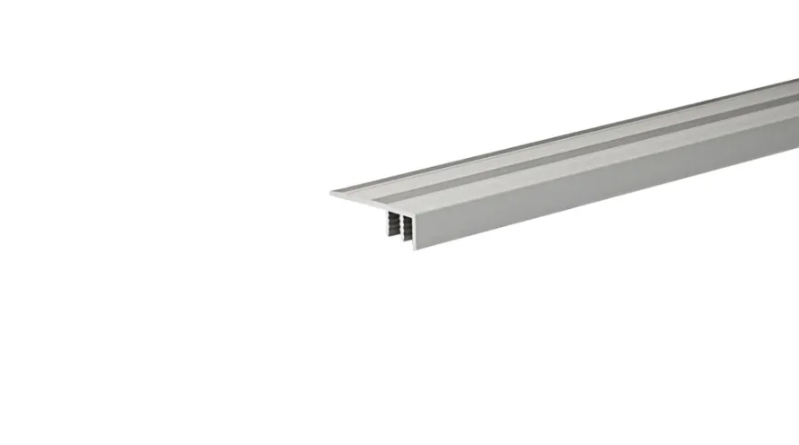 Gulvprofil aluminium - 2 x 30 mm x 1,8 meter
