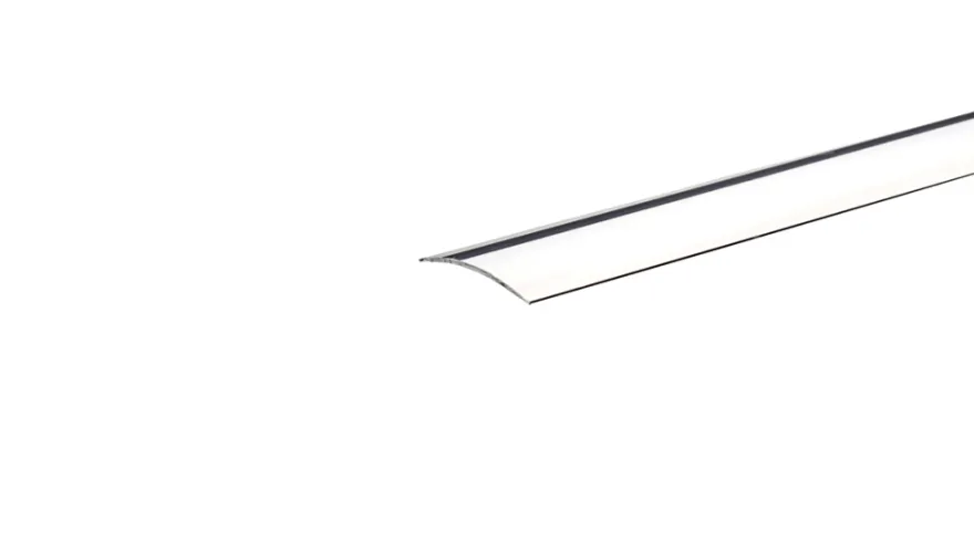 Gulvprofil sølv - 3,2 x 30 mm x 1,8 meter