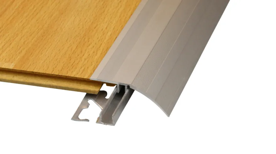 Gulvprofil topp aluminium - 2 x 52 mm x 0,9 m