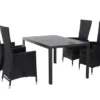 Hagebord Havanna 150 x 90 cm i alu/nonwood - Sunlife®