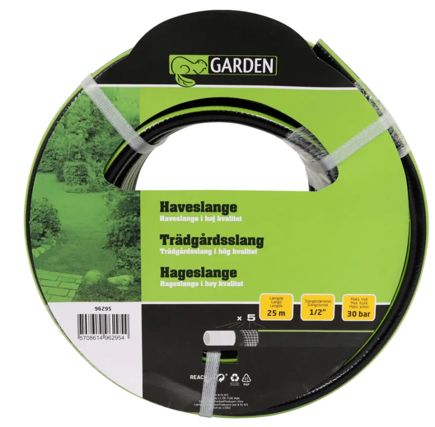 Hageslange 5-lags 25 meter - Garden®