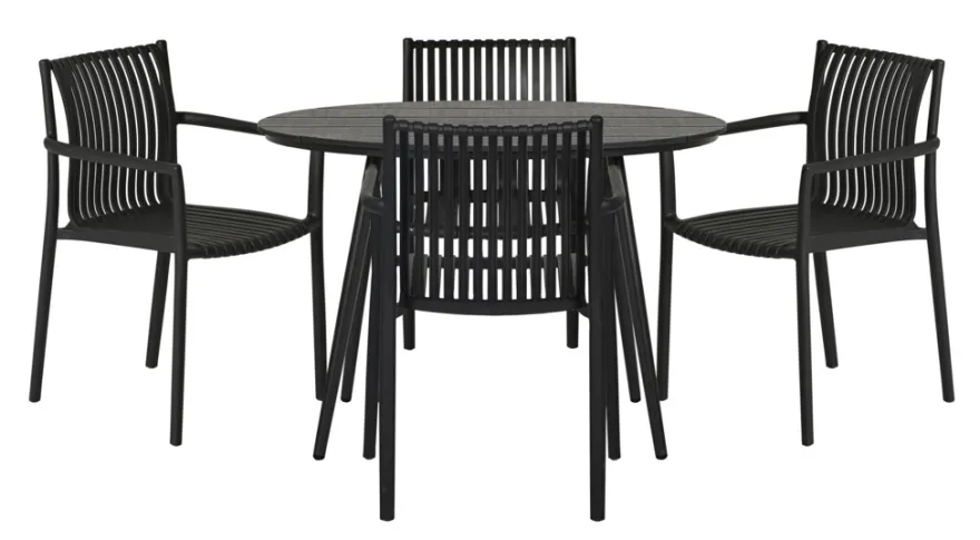 Hagestol Wien svart - Sunlife®
