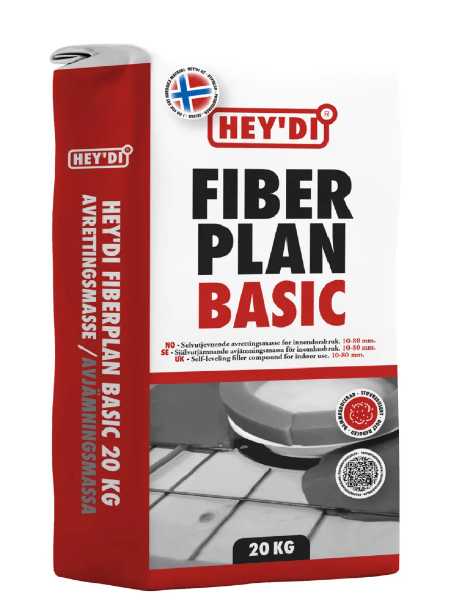Hey'di Fiberplan Basic avrettingsmasse 20 kg