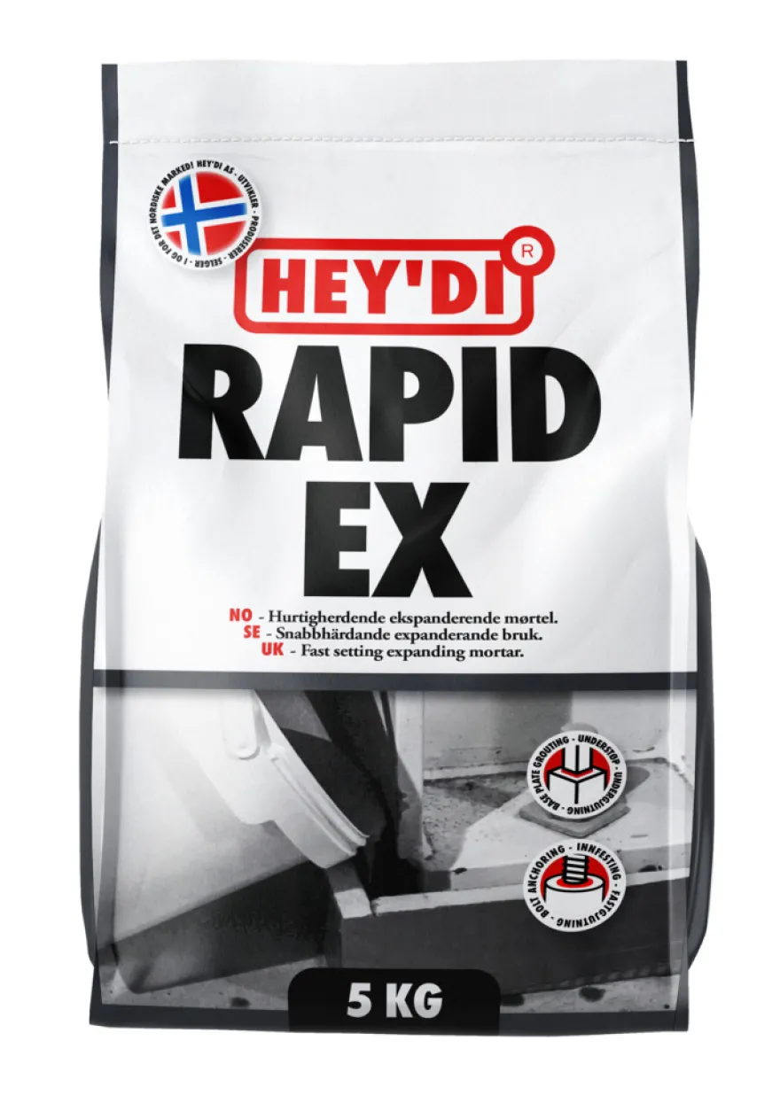Hey'di Rapix EX mørtel 5 kg
