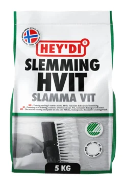 Hey'di slemming dekorpuss hvit 5 kg