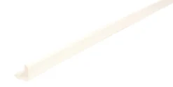 Hjørnelist plast hvit – 20 x 20 x 3000 mm