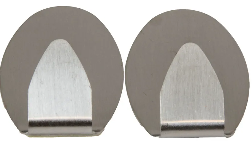 Håndklekroker oval 2 stk. metall - Target