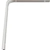 Hylleknekt U-profil 250 x 300 mm hvit
