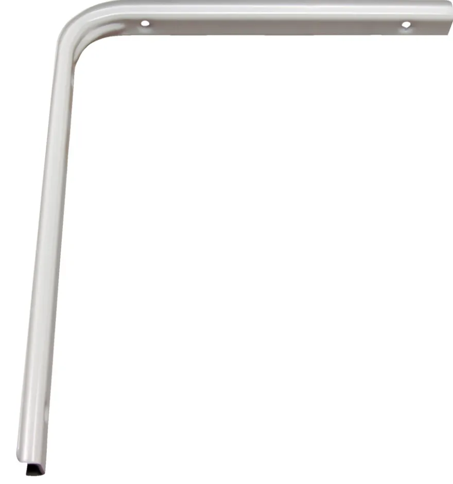 Hylleknekt U-profil 250 x 300 mm hvit